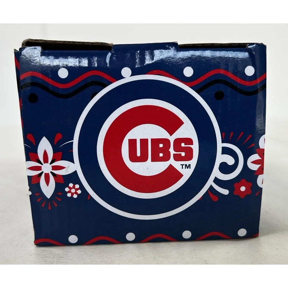 NIB Chicago Cubs Los Cubs MLB Baseball Multi-Color Sugar Skull Bobblehead